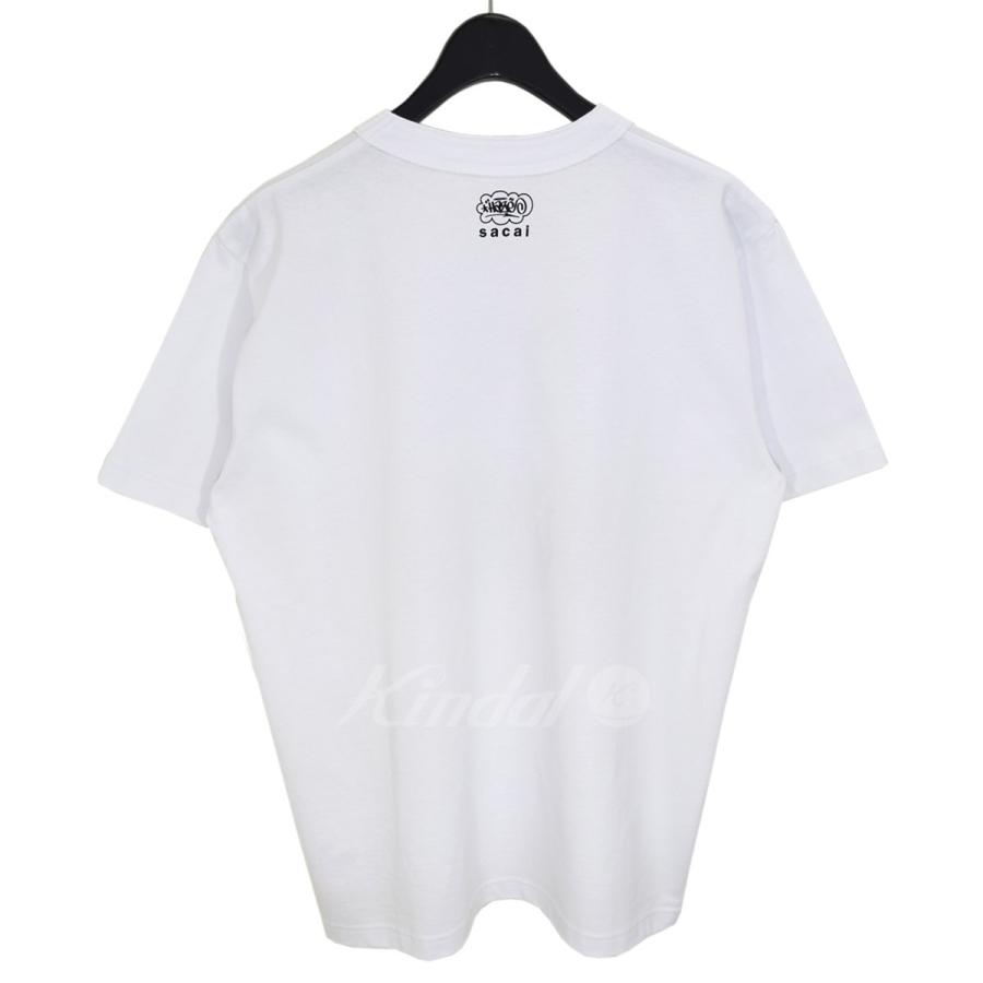 sacai Haze Tシャツ 異素材 ドッキング ホワイト 1 sacai Haze Tシャツ 異素材 ドッキング ホワイト 1