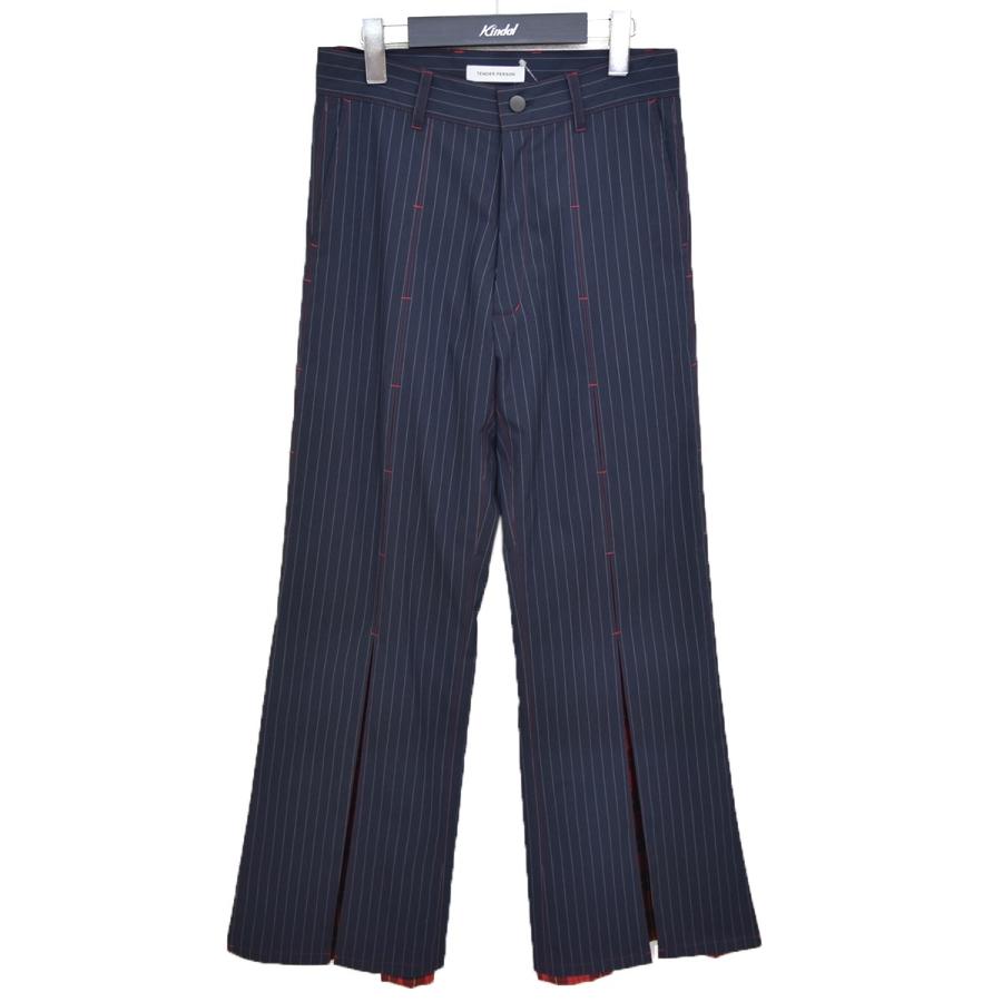 TENDER PERSON BAR TACK PANTS フレアレイヤードパンツ 2021AW TENDER PERSON BAR TACK PANTS フレアレイヤードパンツ 2021AW