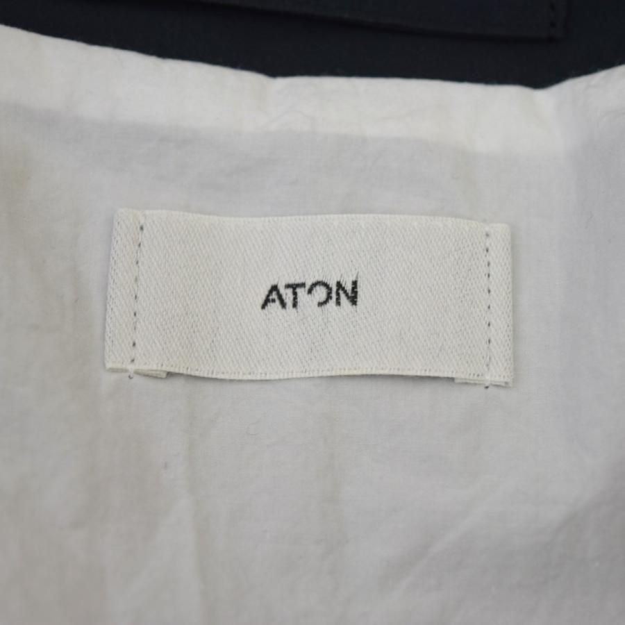 ATON - GIZA WEATHER COACH COAT ステンカラーコート ATON（エイトン） ATON GIZA WEATHER BALMACAAN COAT バルマカンコート