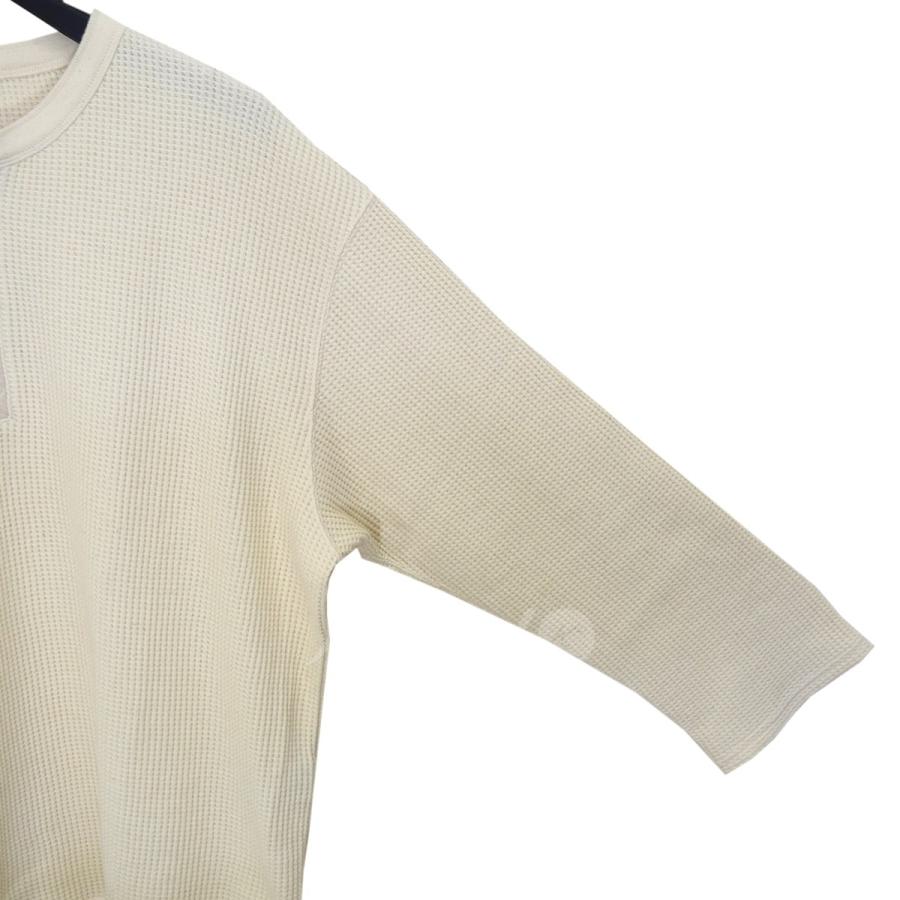 キネマ Kinema waffle henley neck shirt サーマル ヘンリーネック