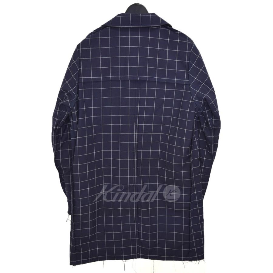 UNDERCOVER アンダーカバー T／Window pane check trench coat プリマ 