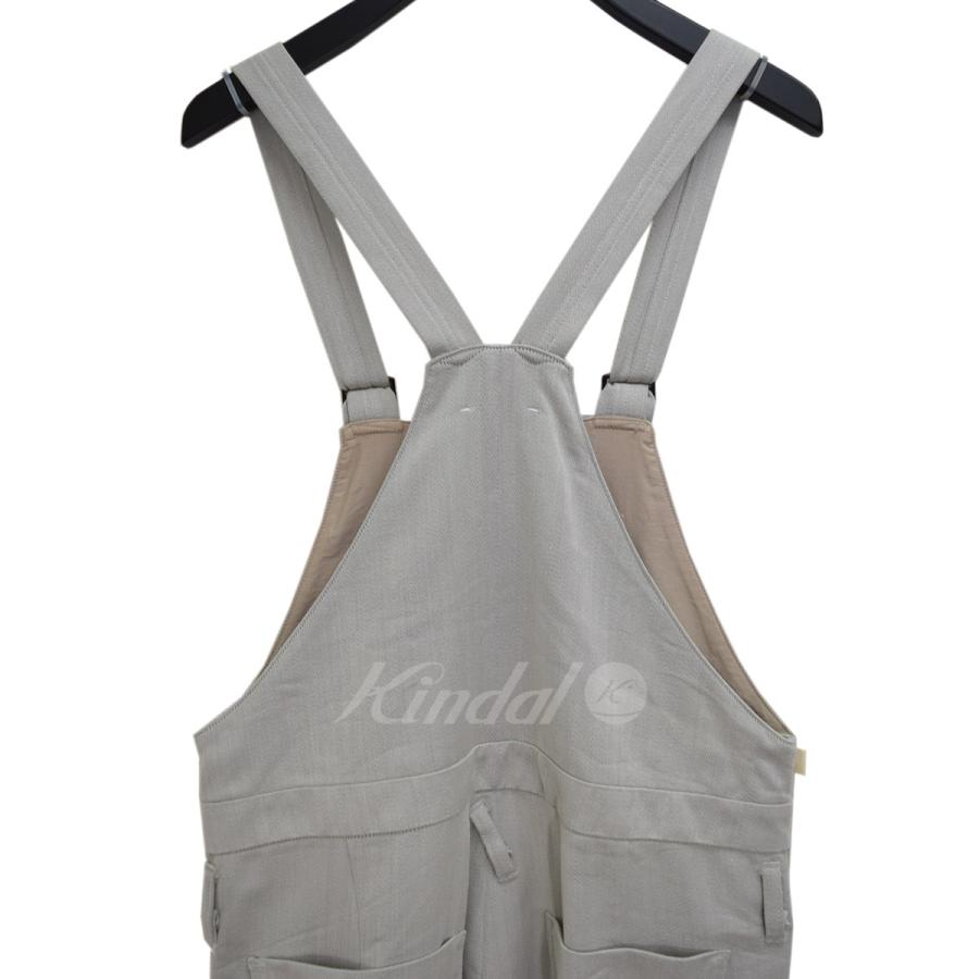 サバイ saby TUCK BAGGY OVA Viscose Linen Twill オーバーオール S-31802 グレー サイズ：2(M)_3