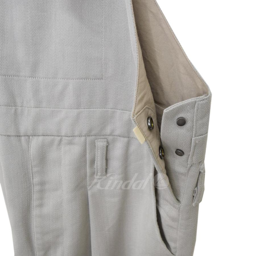 サバイ saby TUCK BAGGY OVA Viscose Linen Twill オーバーオール S-31802 グレー サイズ：2(M)_4