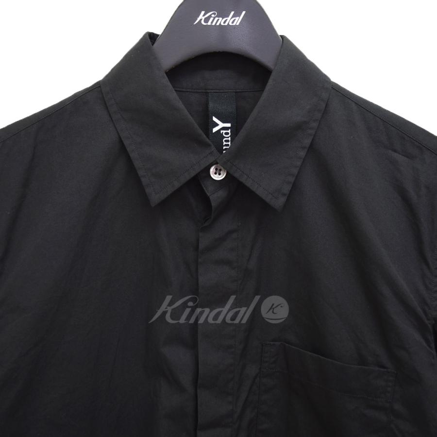 グランドワイ GROUND Y レイヤードシャツ GW-B02-001 ブラック サイズ：1｜kindal｜03
