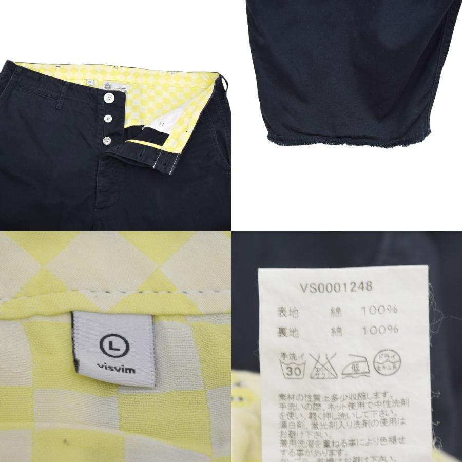 ビズビム VISVIM CHINO SHORTS FIL EXCLUSIVE チノショートパンツ VS0001248 ネイビー サイズ：L｜kindal｜07