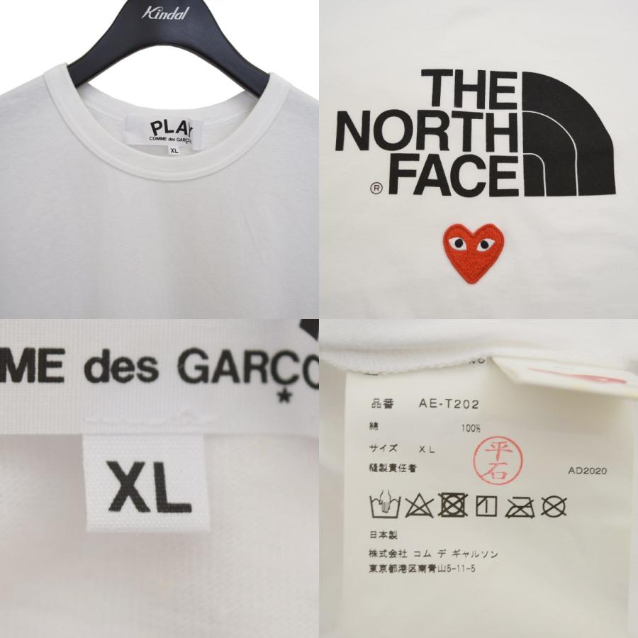 プレイ コムデギャルソン × ザ ノースフェイス PLAY COMME des GARCONS×THE NORTH FACE ハートワッペン ロゴプリ｜kindal｜07