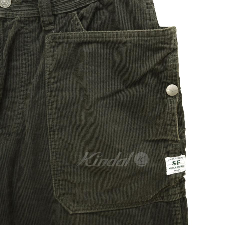 ササフラス SASSAFRAS FALL LEAF PANTS フォールリーフコーデュロイパンツ グレー サイズ：M｜kindal｜03