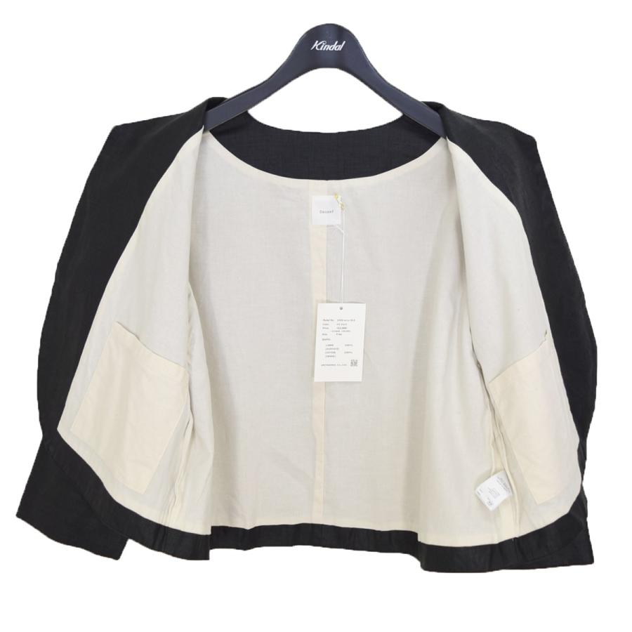 Gauze# ガーゼ Gauze＃ ecru et pousse 別注 COATING LINEN JACKET 