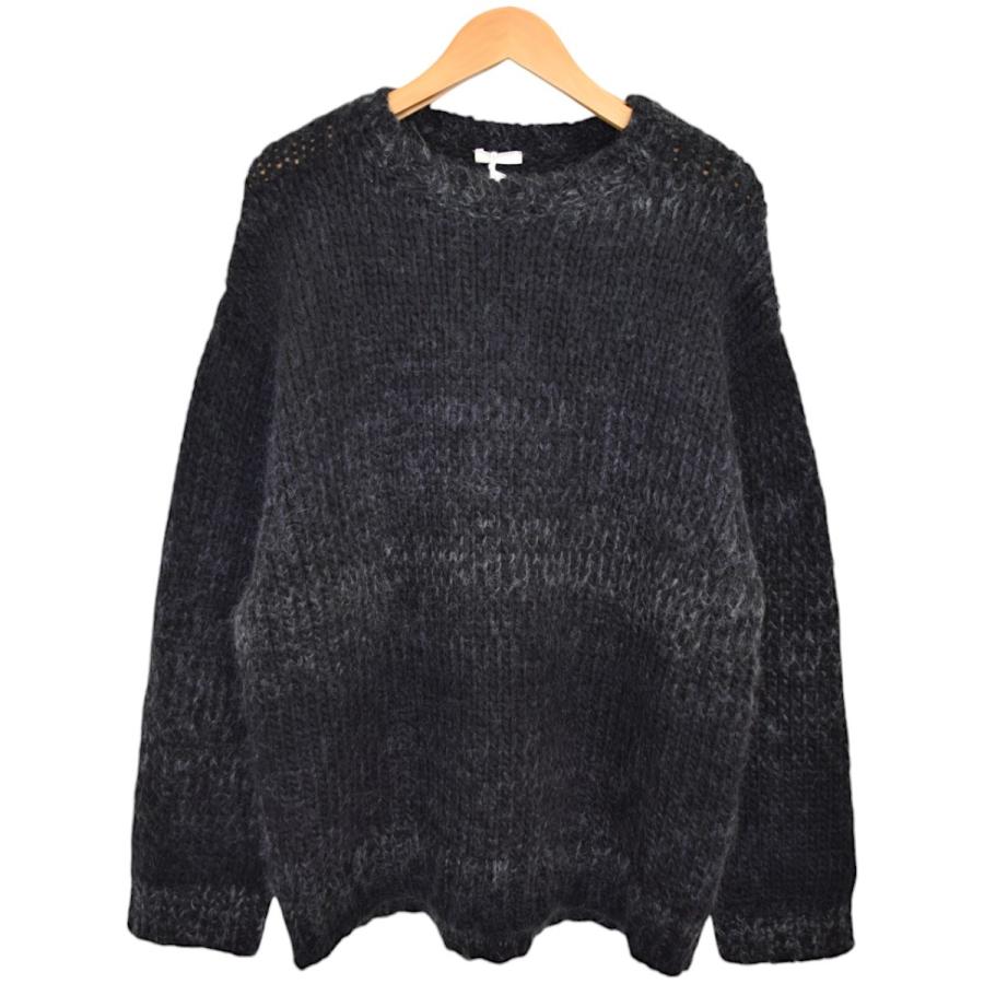 LIDnM リドム ROVING WOOL KASURI KNIT カスリ ニット ブラック サイズ 