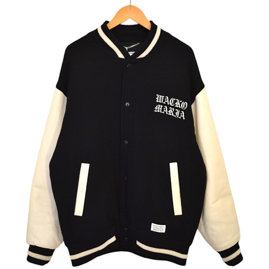 ワコマリア WACKO MARIA VARSITY JACKET 袖レザースタジャン 22FW-WMO 