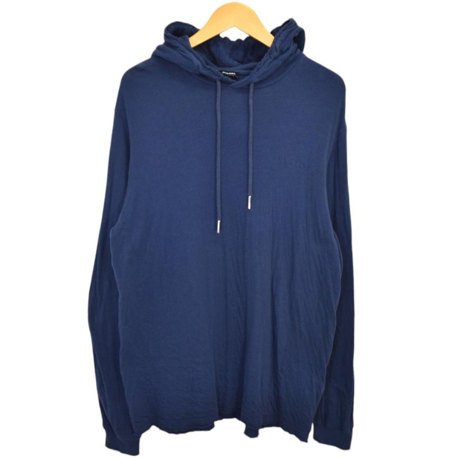 DIESEL（ディーゼル） プルオーバーパーカー ネイビー サイズ：L 