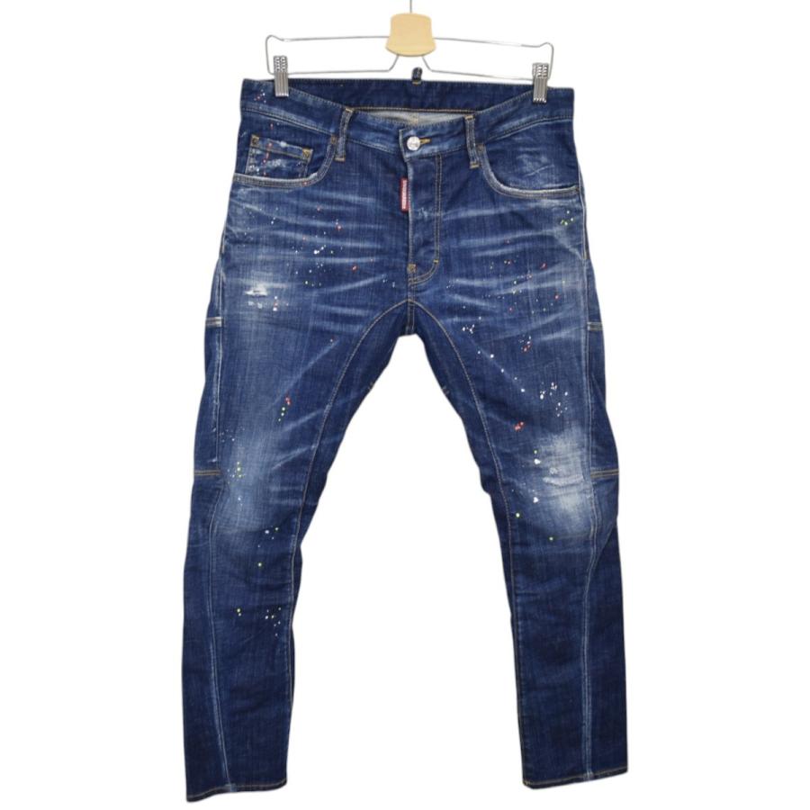 定価10万❗最終値下げDSQUARED2 バイカーデニム ペイント加工 定価10万❗最終値下げDSQUARED2 バイカーデニム ペイント加工