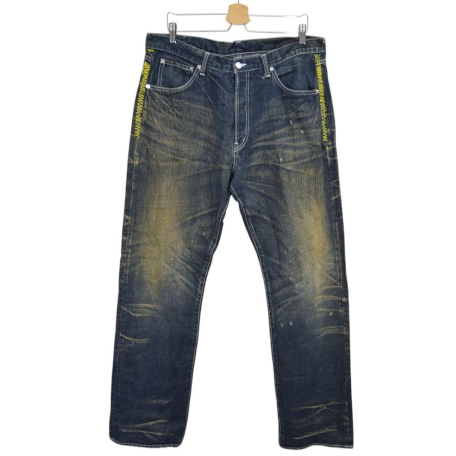 SWAGGER スワッガー ダメージ加工デニムパンツ インディゴ サイズ：34 