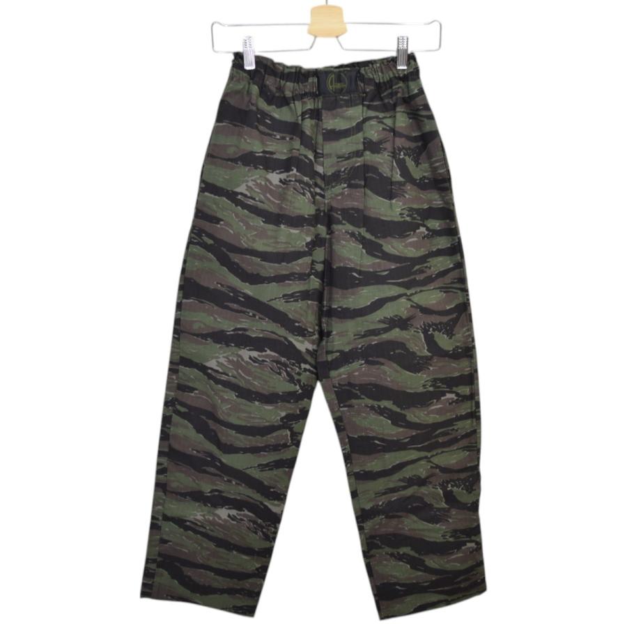 アトランコ ATLANCO PRODUCTS ウエストゴムタイガーカモパンツ カーキ