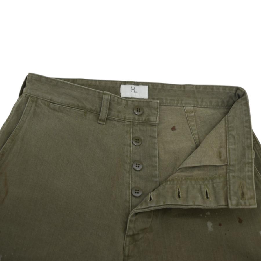 ヘリル HERILL USMC HBT Pants ペイント加工ヘリンボーンパンツ ヘリル HERILL USMC HBT Pants ペイント加工ヘリンボーンパンツ