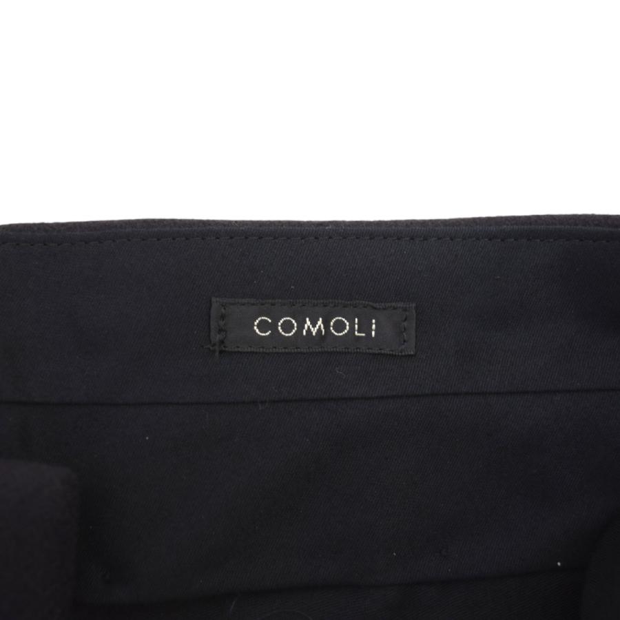 COMOLI（コモリ） ライトメルトンパイプドステムパンツ 2024AW A03