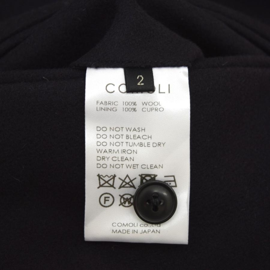 COMOLI（コモリ） ライトメルトンパイプドステムパンツ 2024AW A03