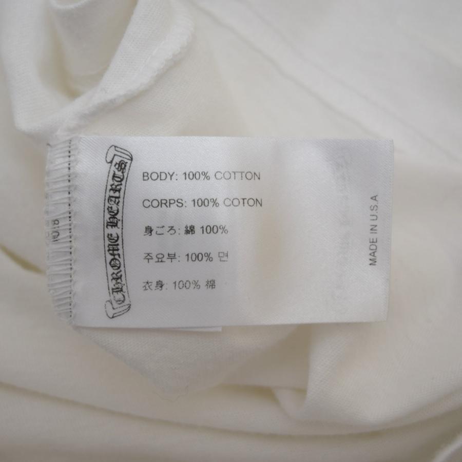 クロムハーツ JPタグ バーティカルロゴ カットソー ホワイト M クロムハーツ JPタグ バーティカルロゴ カットソー ホワイト M