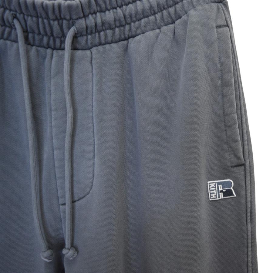 KITH キス 21AW ×Russell Athletic ラッセルアスレチック ワンポイントロゴ スウェットパンツ ブルーグレー KHM060004 KITH（キス） キス×ラッセルアスレティック KITH×RUSSELL ATHLETIC