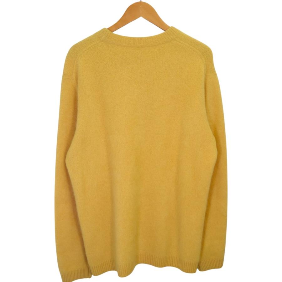 BEAUTY&YOUTH ヘアリーフォルムセーター　ネイビー ニット　ラクーン BEAUTY&YOUTH ヘアリーフォルムセーター ネイビー ニット ラクーン