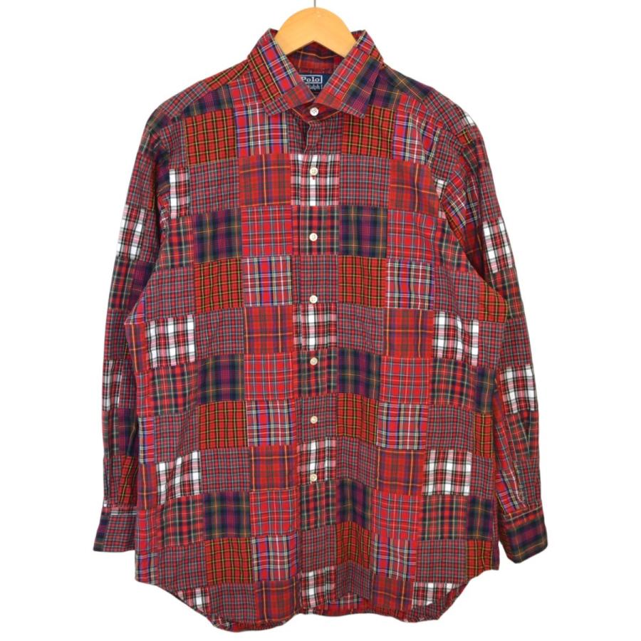 BIGサイズ✨ラルフローレン　パッチワーク/チェック　テーラード　2B BIGサイズ✨ラルフローレン パッチワーク/チェック テーラード 2B 2025