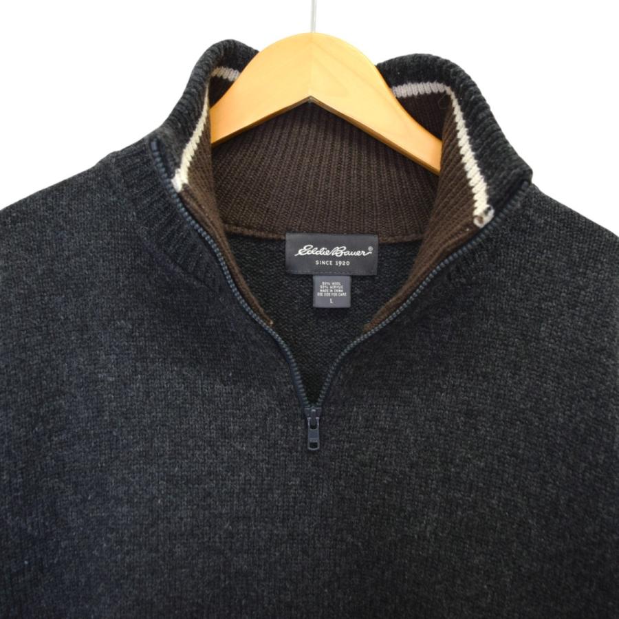 Eddie Bauer（エディーバウアー） ハーフジップニット