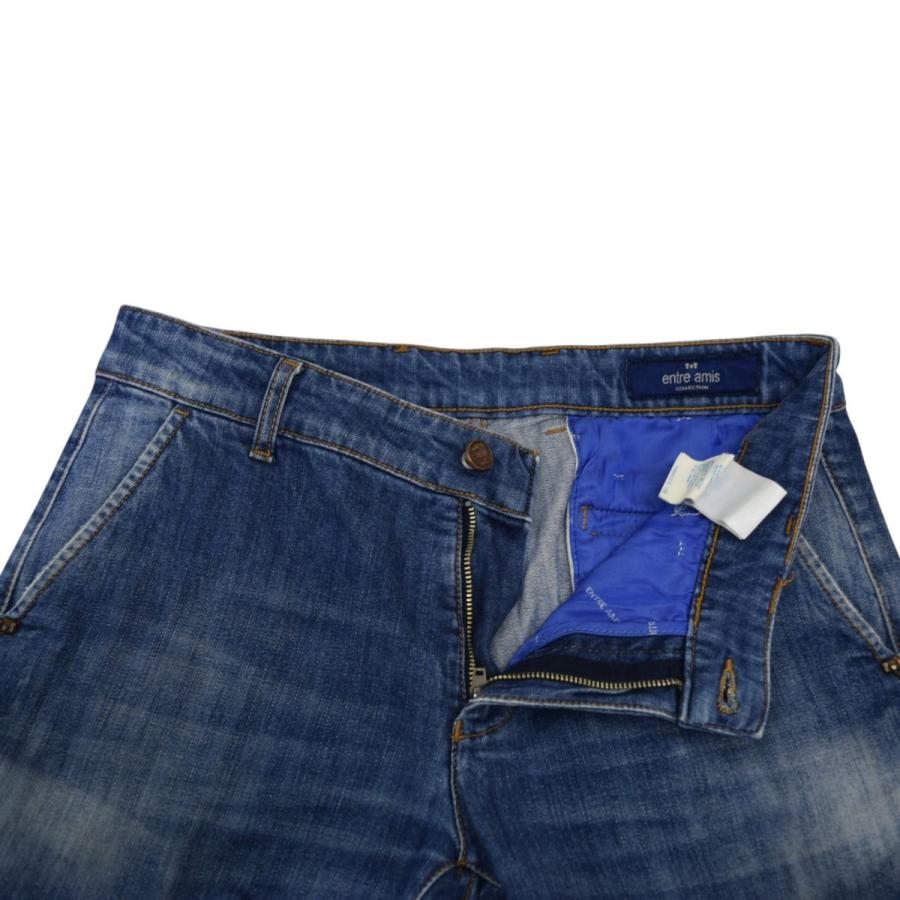 ENTRE AMIS（アントレ アミ） テーパードストレッチデニムスラックス
