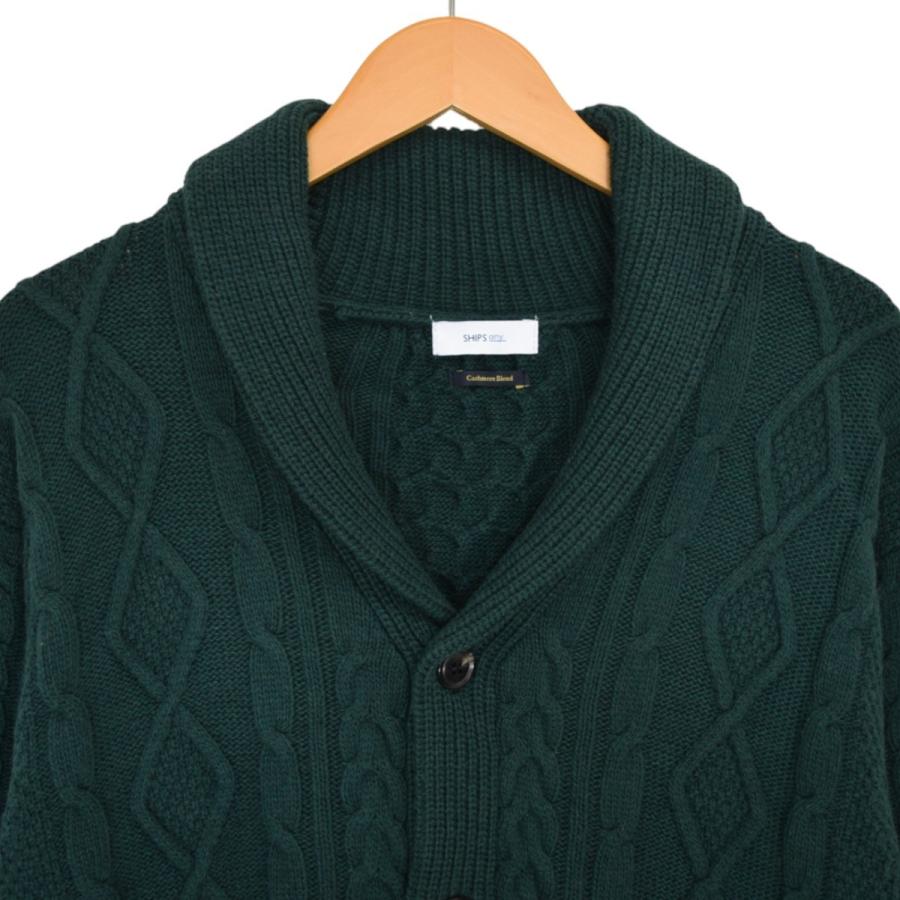 SHIPS any シップス エニィ TEXBRID 7G カシミヤMIX ライト アラン