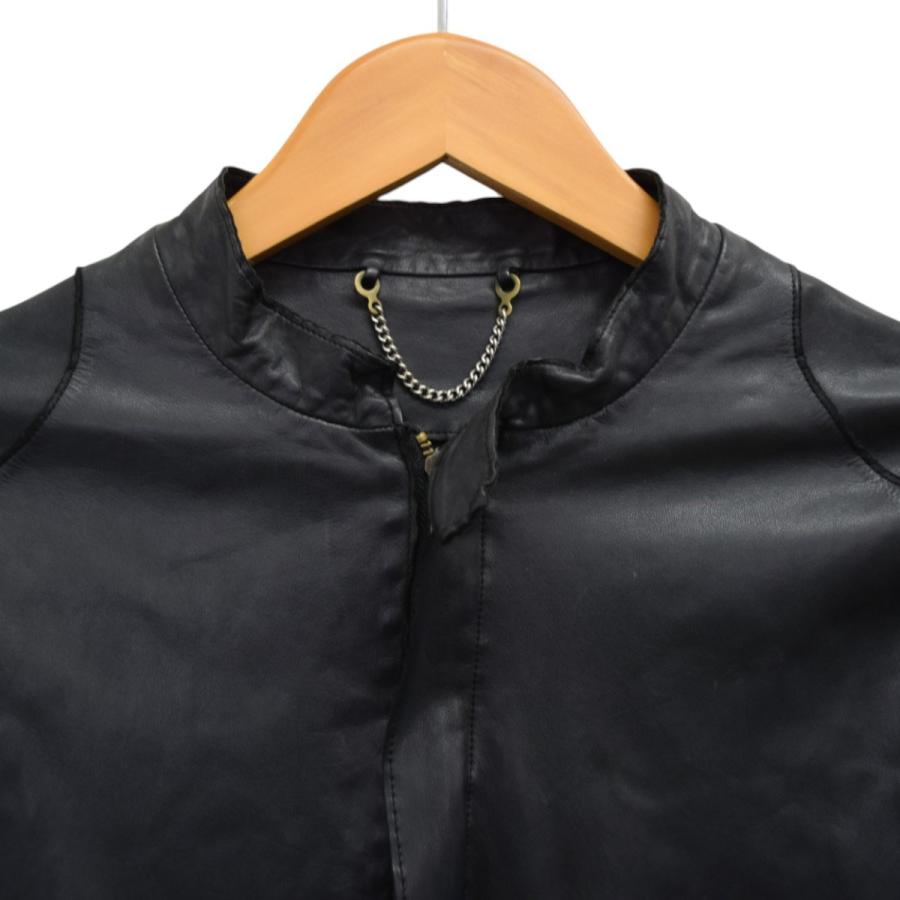 sisii（シシ） シングルレザージャケット ブラック サイズ：S
