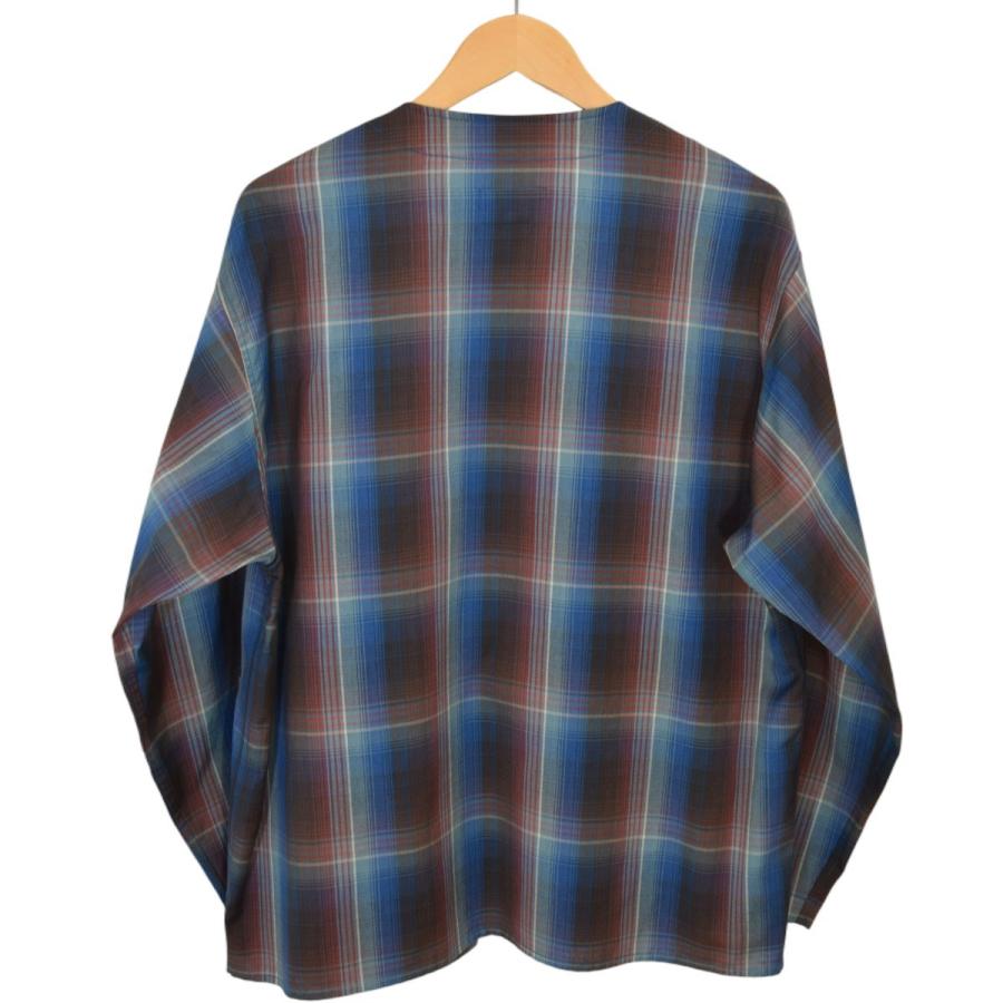 新品 定価29700円 ビームス ペンドルトン ノーカラー シャツ ジャケット PENDLETON（ペンドルトン） ペンドルトン×ビームスライツ PENDLETON