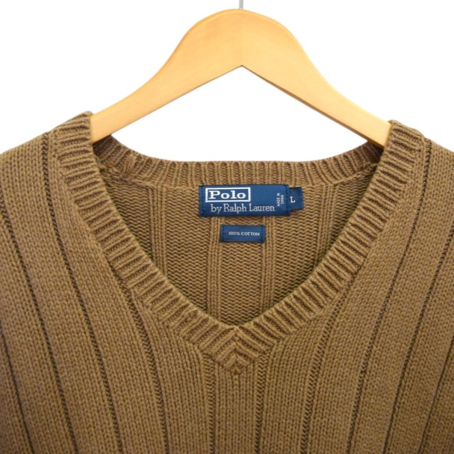 POLO RALPH LAUREN（ポロ・ラルフローレン） エルボーパッチVネック 