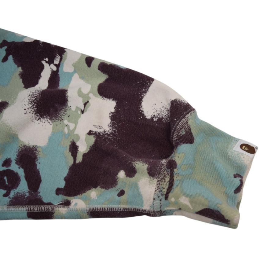 アベイシングエイプ A BATHING APE MAP CAMO CREWNECK RELAXED FIT SWEATSHIRT クルーネックスウェッの画像