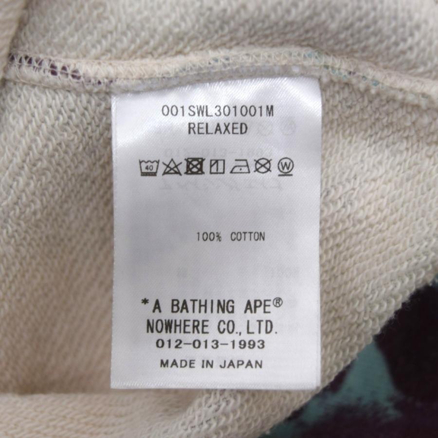 アベイシングエイプ A BATHING APE MAP CAMO CREWNECK RELAXED FIT SWEATSHIRT クルーネックスウェッの画像