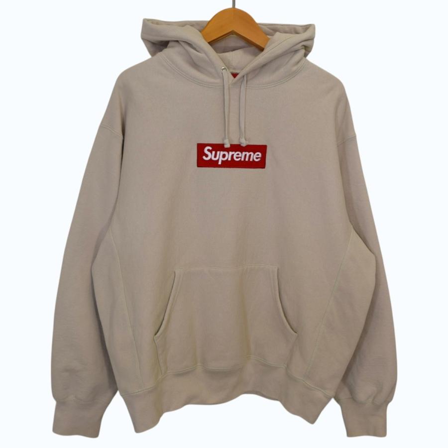 Supreme ベージュ ボックスロゴ パーカー Supreme（シュプリーム） Supreme Box Logo Hooded Sweatshirt プル