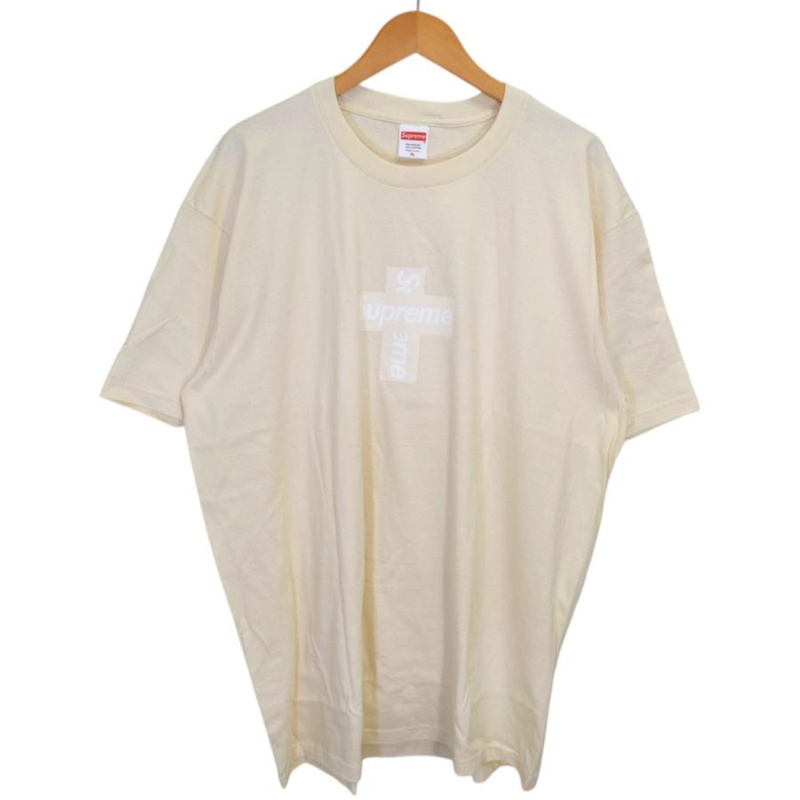 Supreme Cross Box Logo Tシャツ ナチュラル Supreme（シュプリーム） Supreme Cross Box Logo Tee クロスボックス