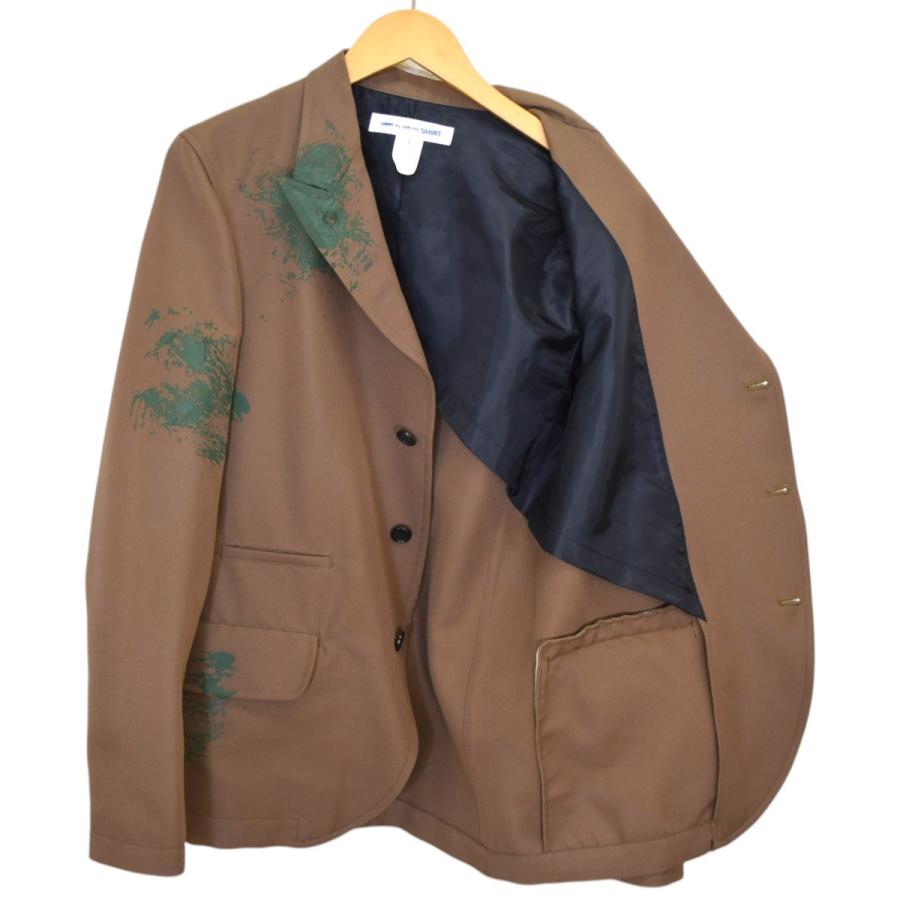 COMME des GARÇONS SHIRT ドッキングジャケット S COMME des GARCONS SHIRT コムデギャルソンシャツ Woven Hand Printed