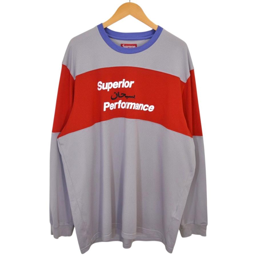 Supreme（シュプリーム） Supreme Arabic Mesh L／S Top メッシュ