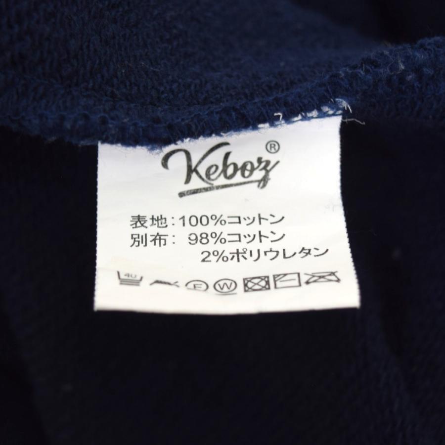 ケボズ KEBOZ T2N SWEAT HOODIE プルオーバーパーカー ネイビー サイズ 