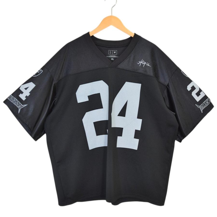 DGK 刺繍フットボールシャツ ブラック L CACTUS（カクタス） カクタスジャック×エヌエフエル CACTUS JACK×NFL