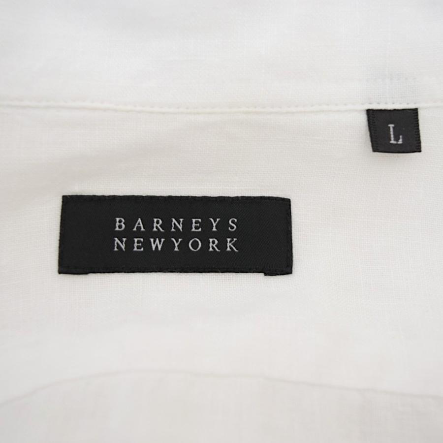 BARNEYS NEWYORK（バーニーズニューヨーク） リネンシャツ ホワイト