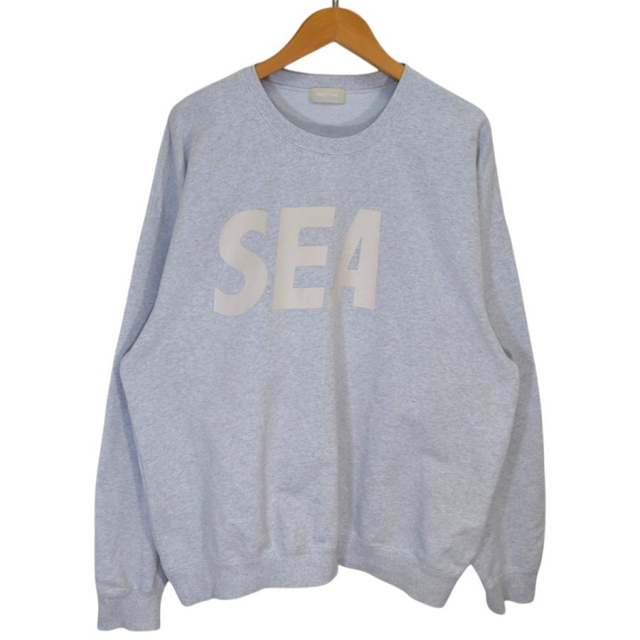 ウィンダンシー  wds-o-oss-26-q1-cs-01 ロゴプリントクルーネックスウェット メンズ M WIND AND SEA（ウィンダンシー） WIND AND SEA SEA CREW NECK BLACK