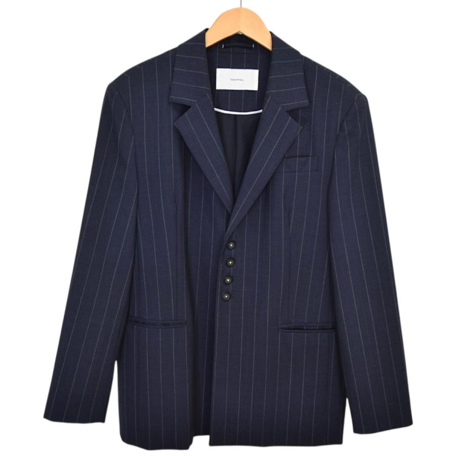 TODAYFUL トゥデイフル Stripe Over Jacket ストライプオーバー 