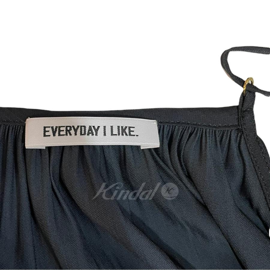 EVERYDAY I LIKE. LIKE． Sun Dress サンドレスワンピース ブラック 