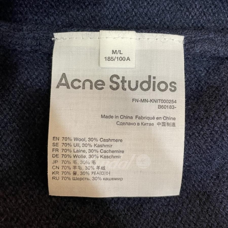アクネストゥディオズ ACNE STUDIOS カシミヤ混ニット ネイビー サイズ 