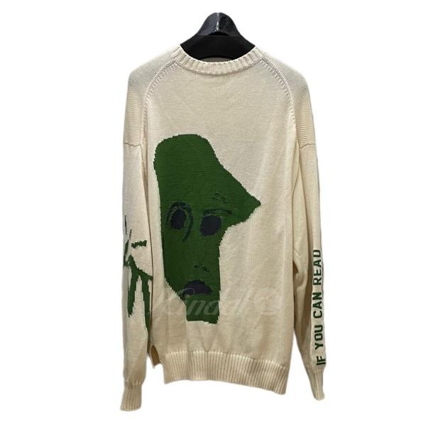 ディオール Dior x Cactus Jack　Oversize Sweater Eclu　2022AW オフホワイト サイズ：M｜kindal｜02