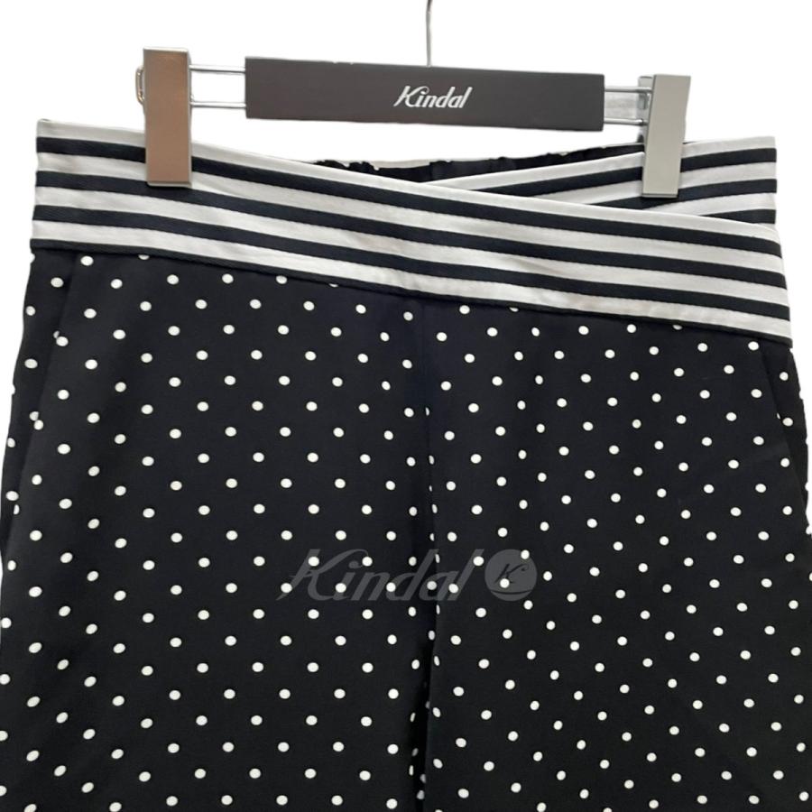 値下げ】borders at balcony テーパードドットパンツ TAPERED DOTS 