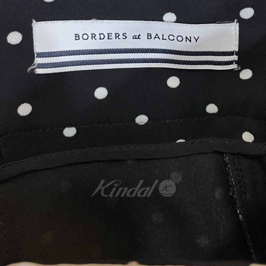 値下げ】borders at balcony テーパードドットパンツ TAPERED DOTS 