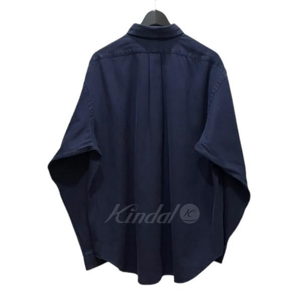値下げ】A．PRESSE BD SHIRT ボタンダウンシャツ ネイビー サイズ：3 