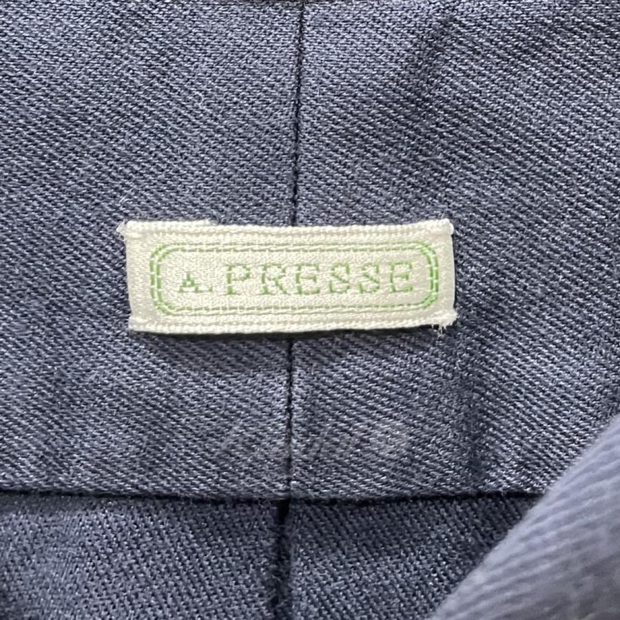 値下げ】A．PRESSE BD SHIRT ボタンダウンシャツ ネイビー サイズ：3 