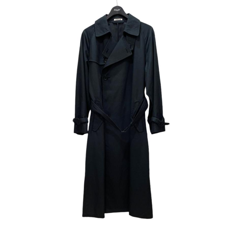 AURALEE オーラリー WASHED FINX SILK CHAMBRAY TRENCH COAT AURALEE オーラリー WASHED FINX SILK CHAMBRAY TRENCH COAT